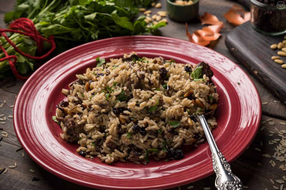 Rice Pilaf with chicken liver