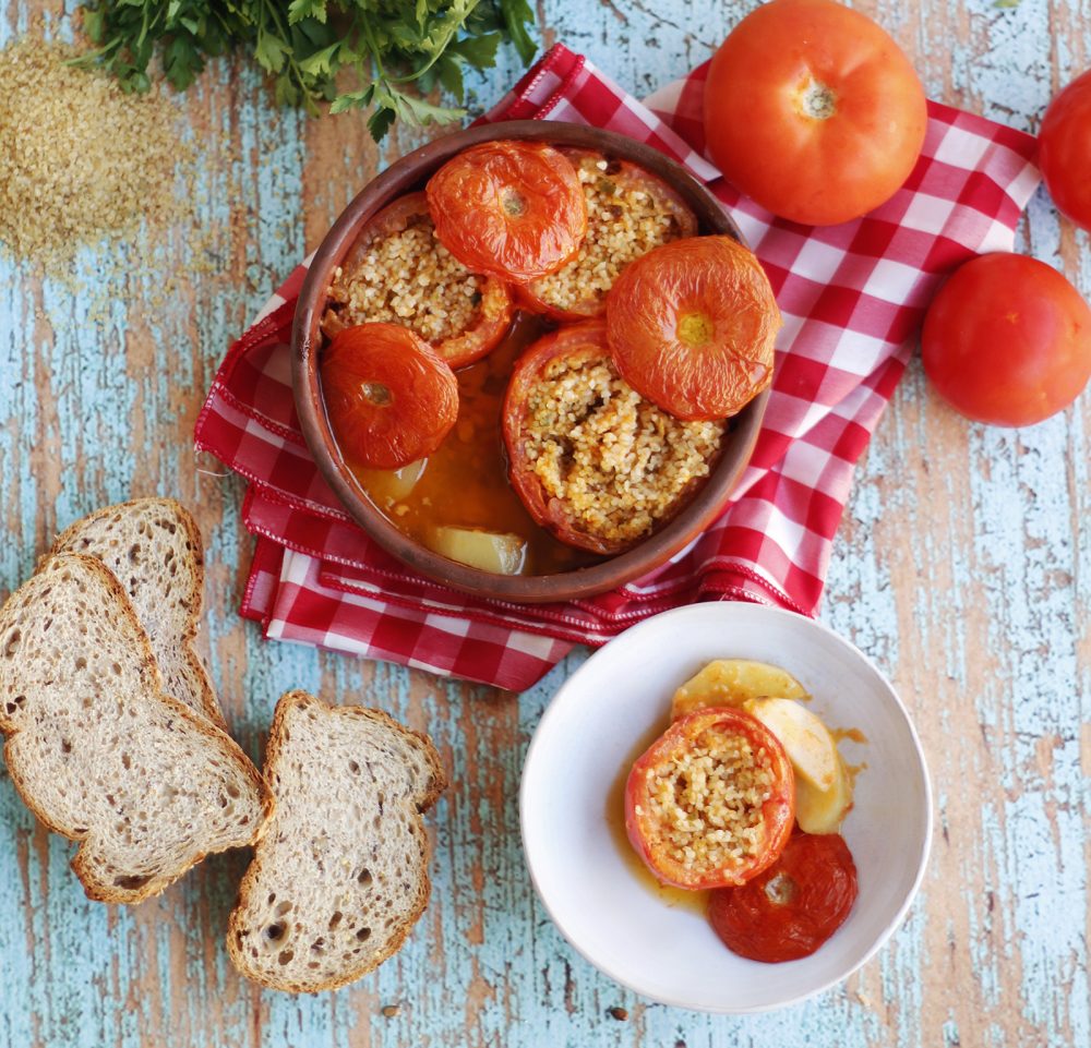 Stuffed tomatoes with Bulgur
